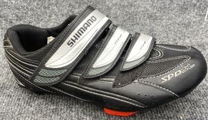 Shimano SH-WR31L Women's Road Cycling Shoes Black Silver Sz EU 39 US 7.2 SPD-SL